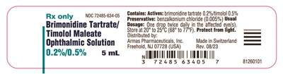 5 mL Container (Brimonidine Timolol 5 mL Container)